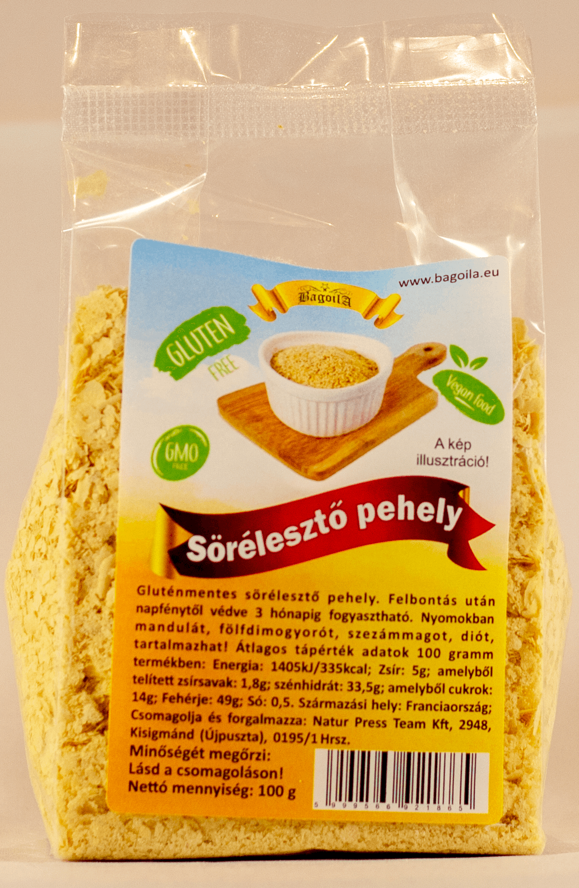 Bagoila pivovarské droždie vločky 100 g