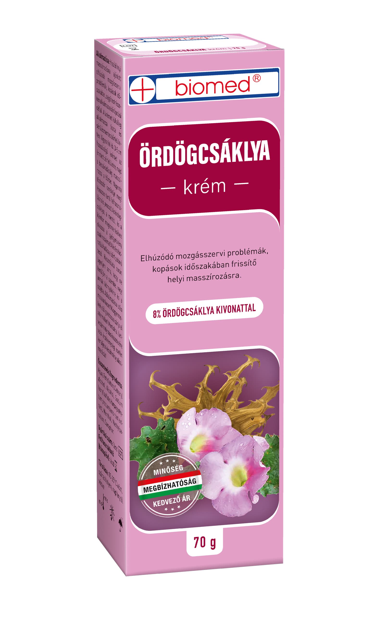 Biomed krém s diabolskými pazúrmi 70 g