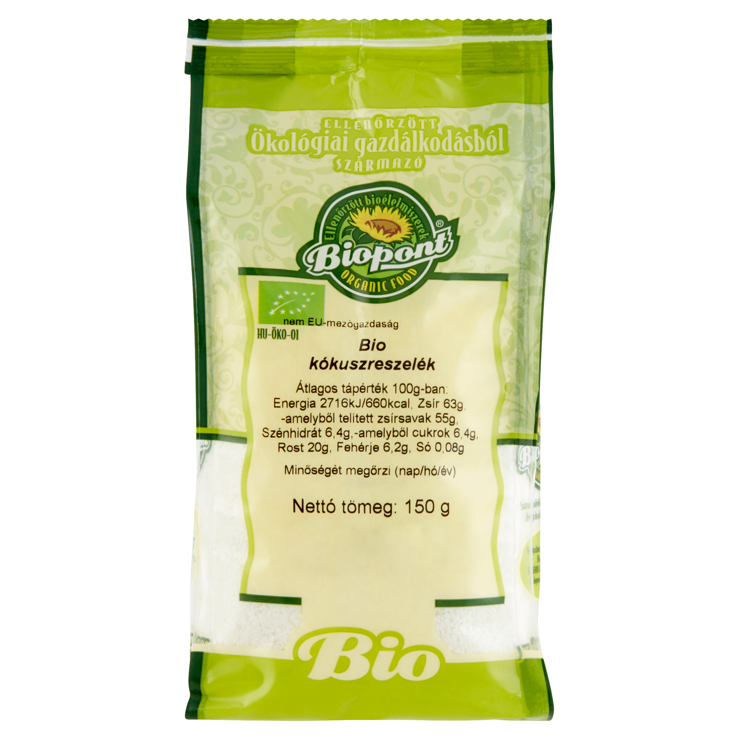 Biopont Bio strúhaný kokos 150 g