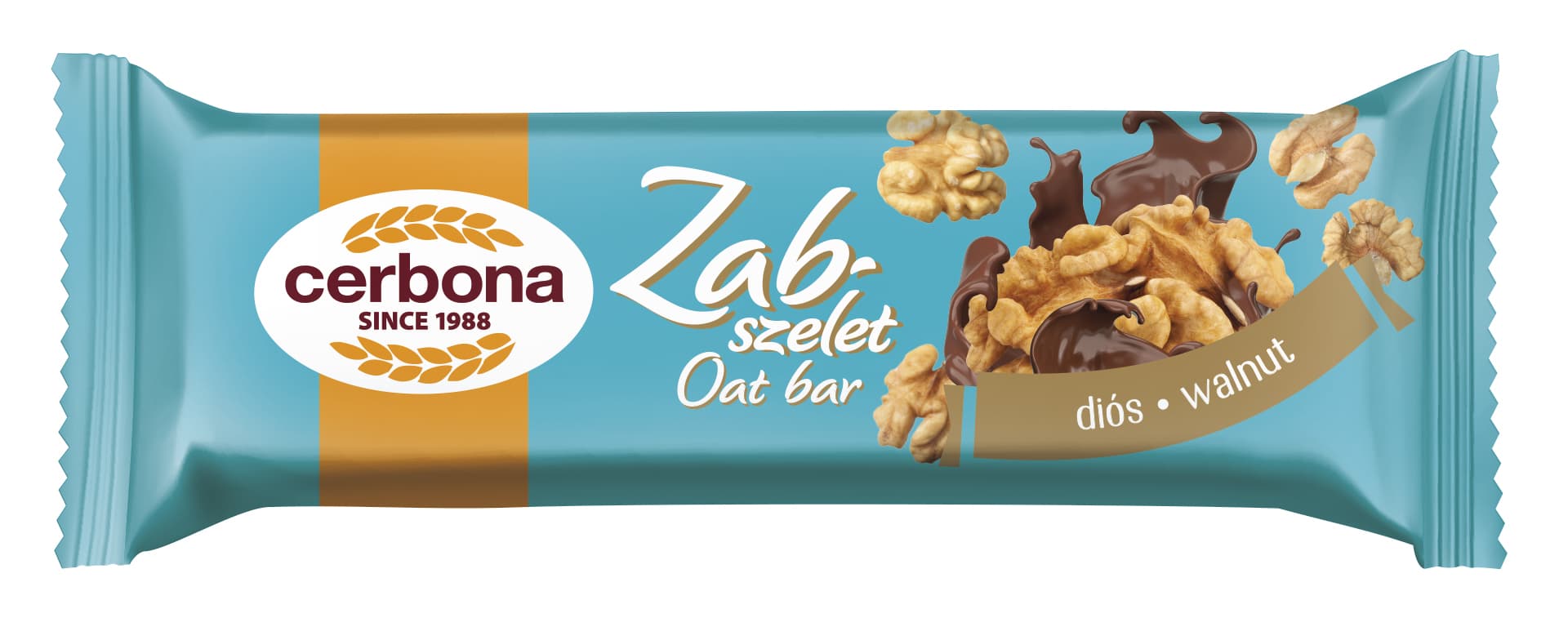 Cerbona ovsená tyčinka s vlašskými orechmi a kakaom 40 g