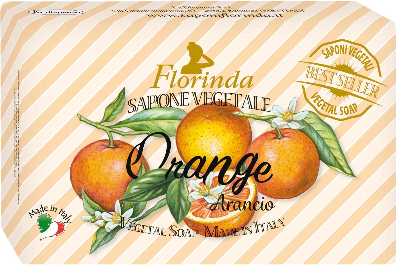 Florinda mydlo s vôňou červeného pomaranča 200 g - 90964