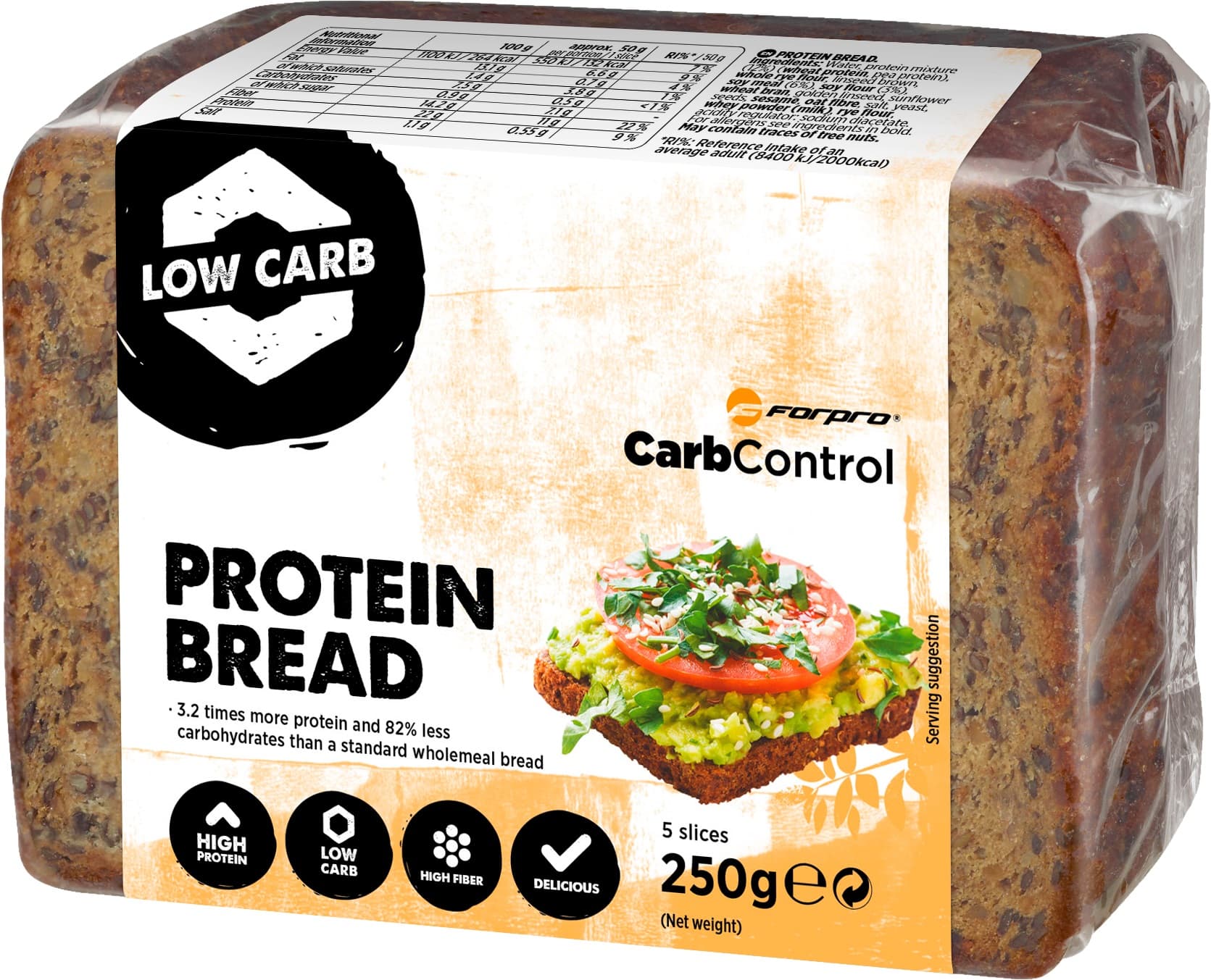 Forpro proteínový chlieb 250 g
