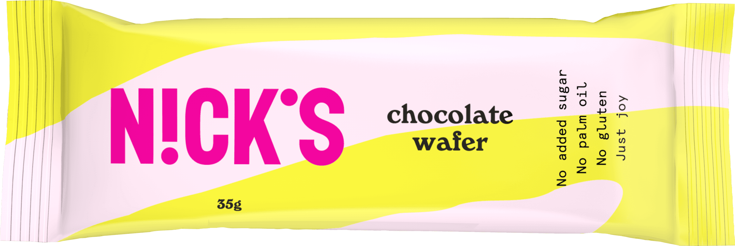 NICK'S Mliečna čokoládová oblátka bez cukru 35 g