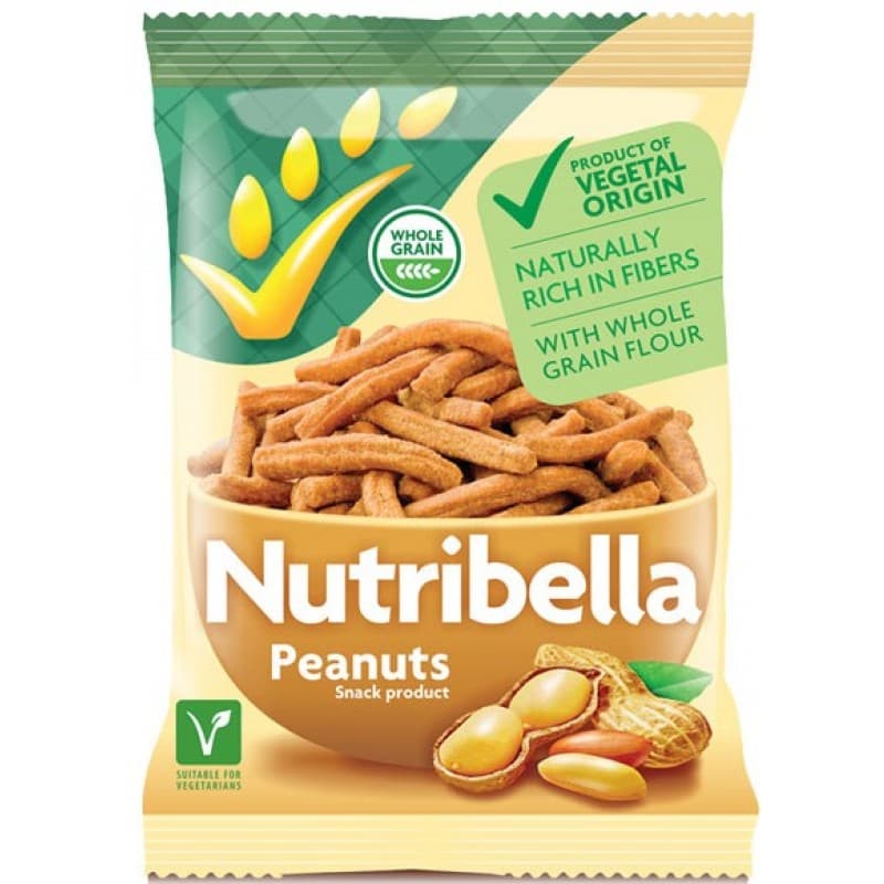 Nutribella chrumkavé tyčinky s arašidovou príchuťou 70 g