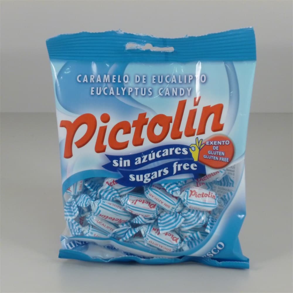 Pictolin cukrík eukalyptus, so sladidlom 65 g