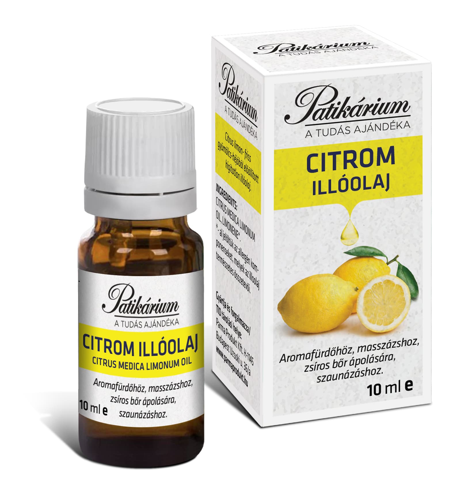 Patikárium citrónový esenciálny olej 10 ml