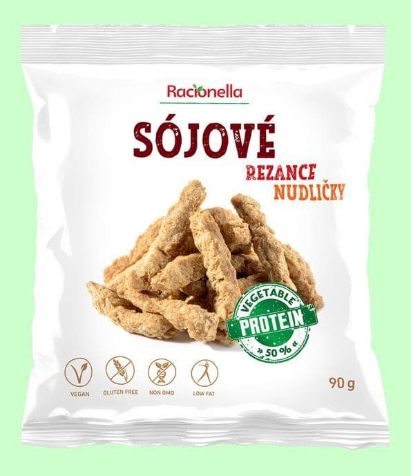 Racionella XXL sójové prúžky 150 g