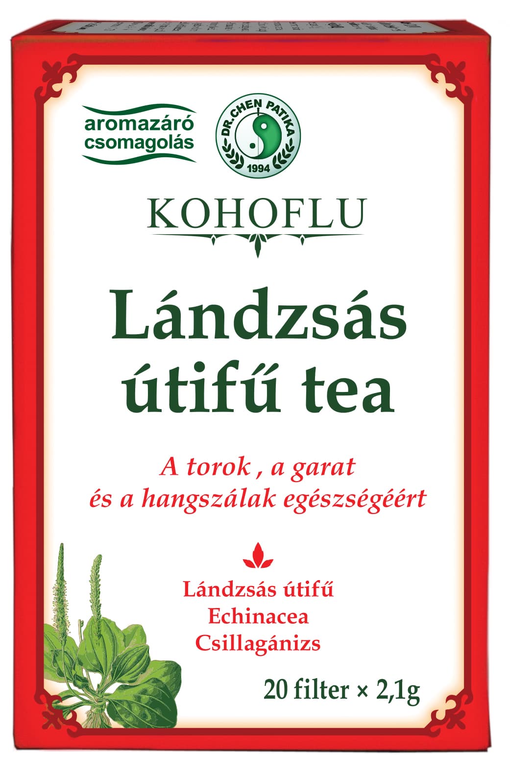 Dr.chen kohoflu zmes čajov z lampášiku 20x2,1g