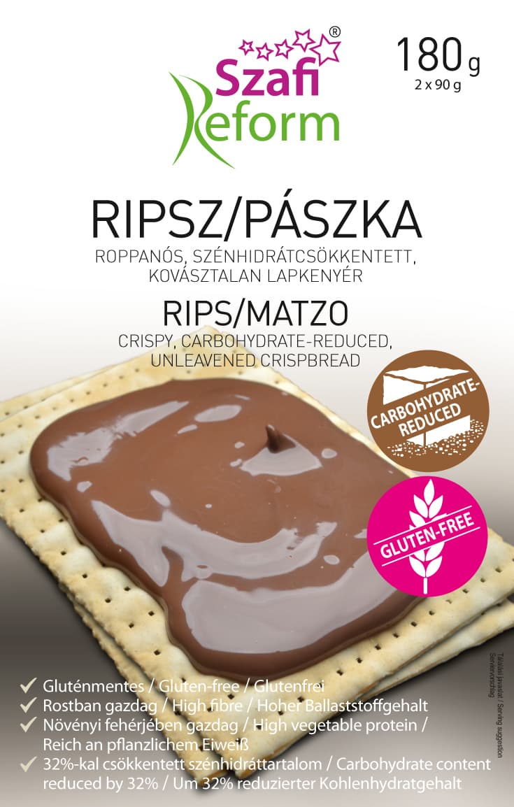 Szafi Reform Nízkosacharidový Chrumkavý Chlieb 180 g - 81324