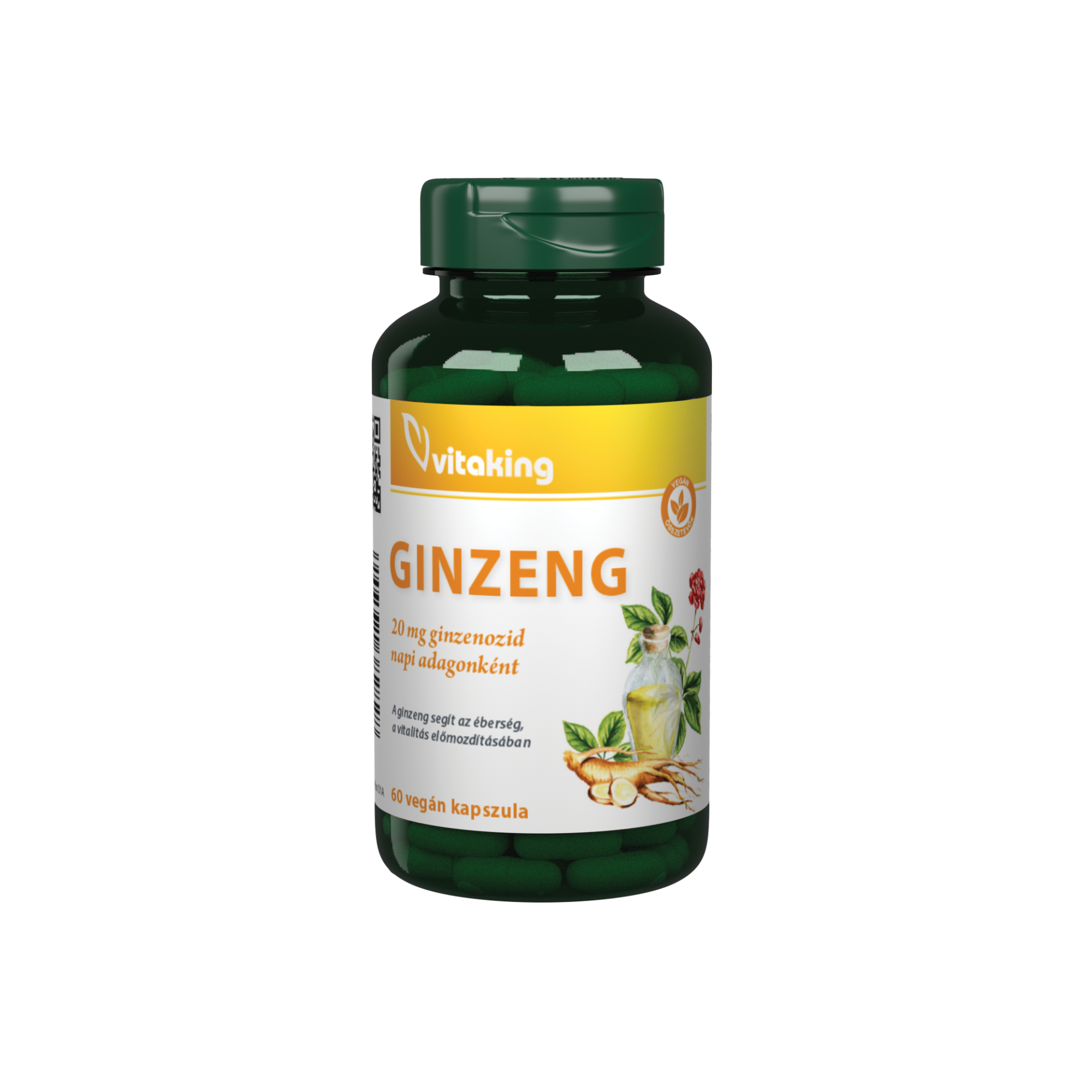 Vitaking extrakt z ginsengu 100 mg kapsula 60 ks