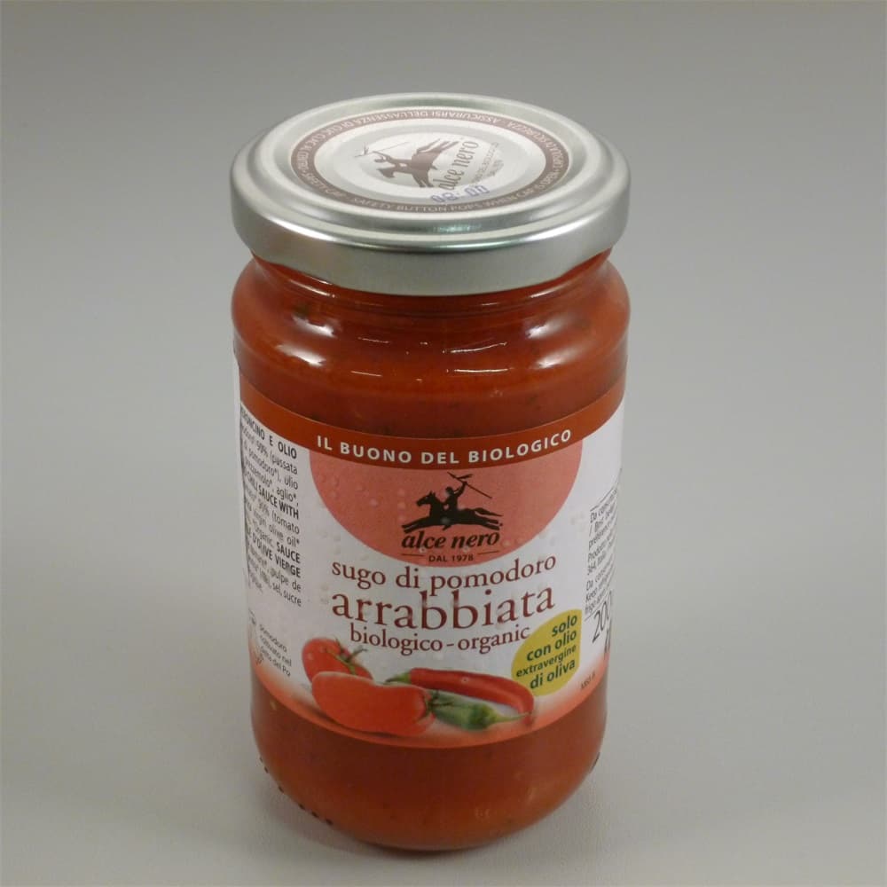 Alce Nero bio paradajkový omáčka arrabbiata 200 g
