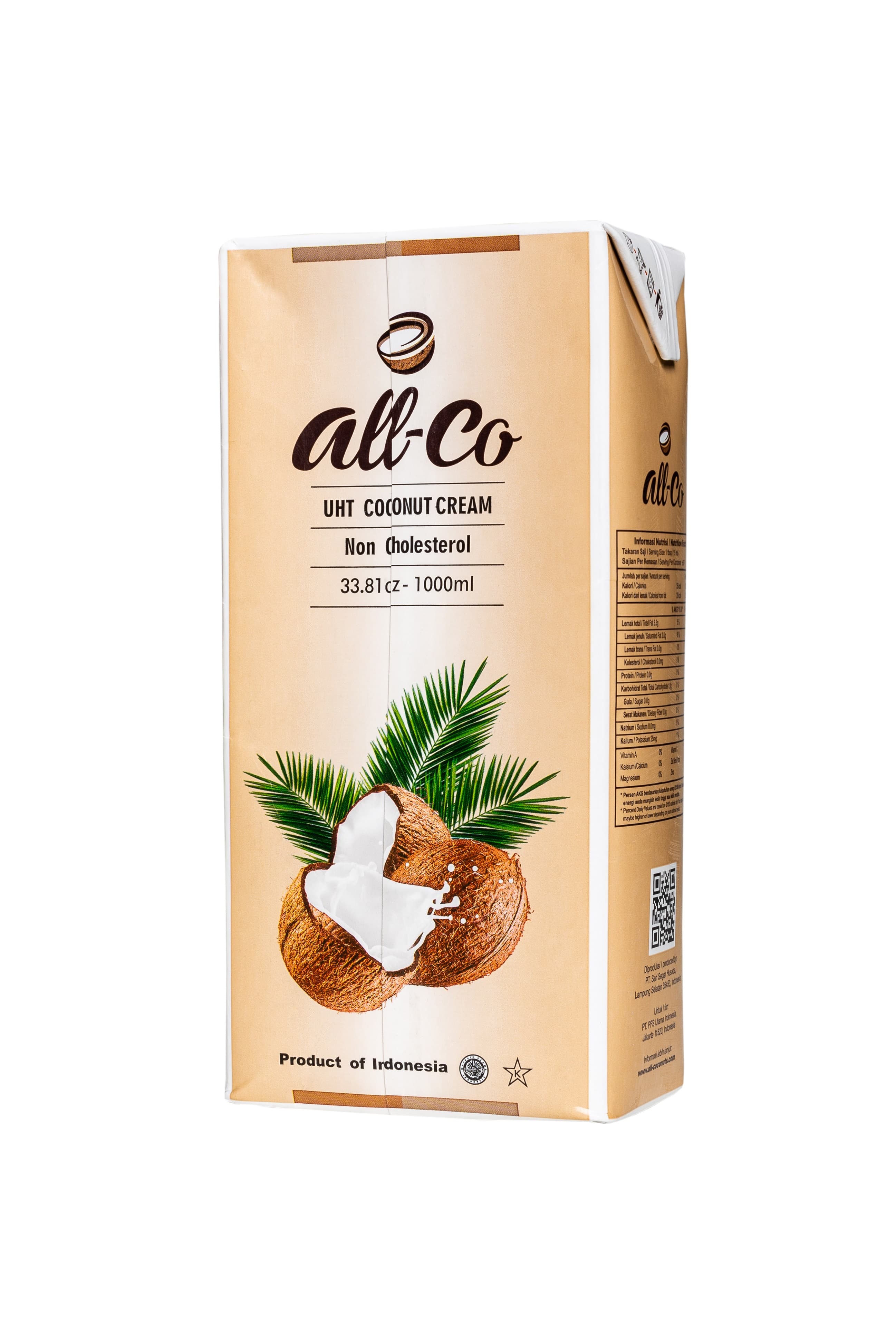 All-co Kokosová smotana 1l