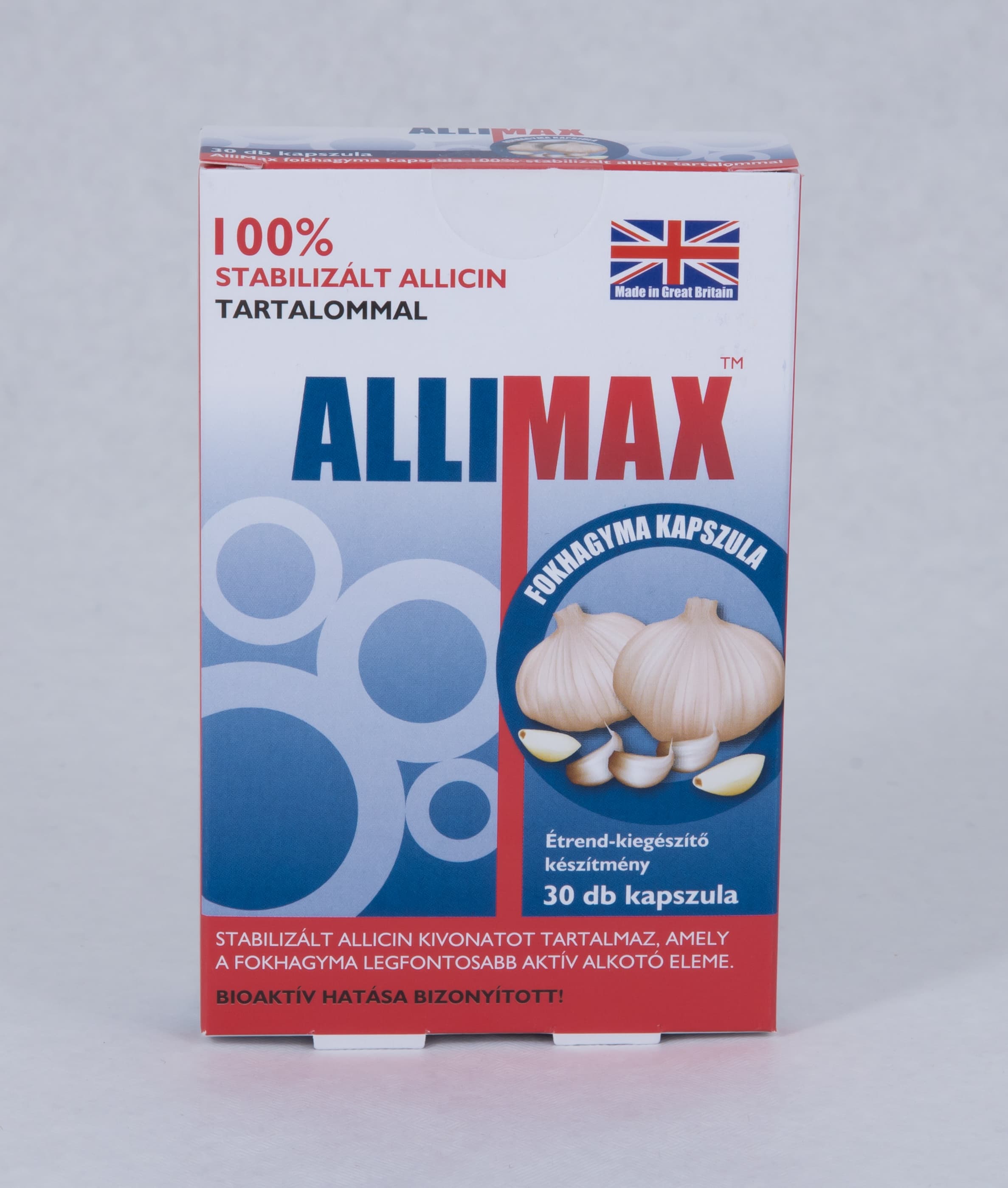 Allimax – cesnakové kapsuly 30 kapsúl (180 mg) - 30317