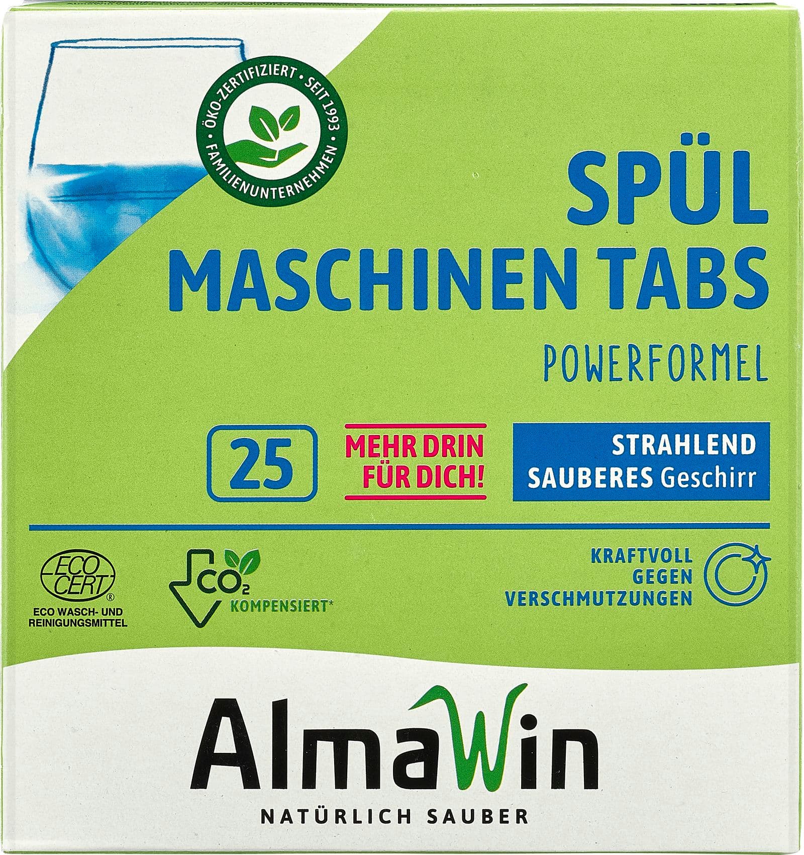 Almawin bio tablety do umývačky riadu 25 ks