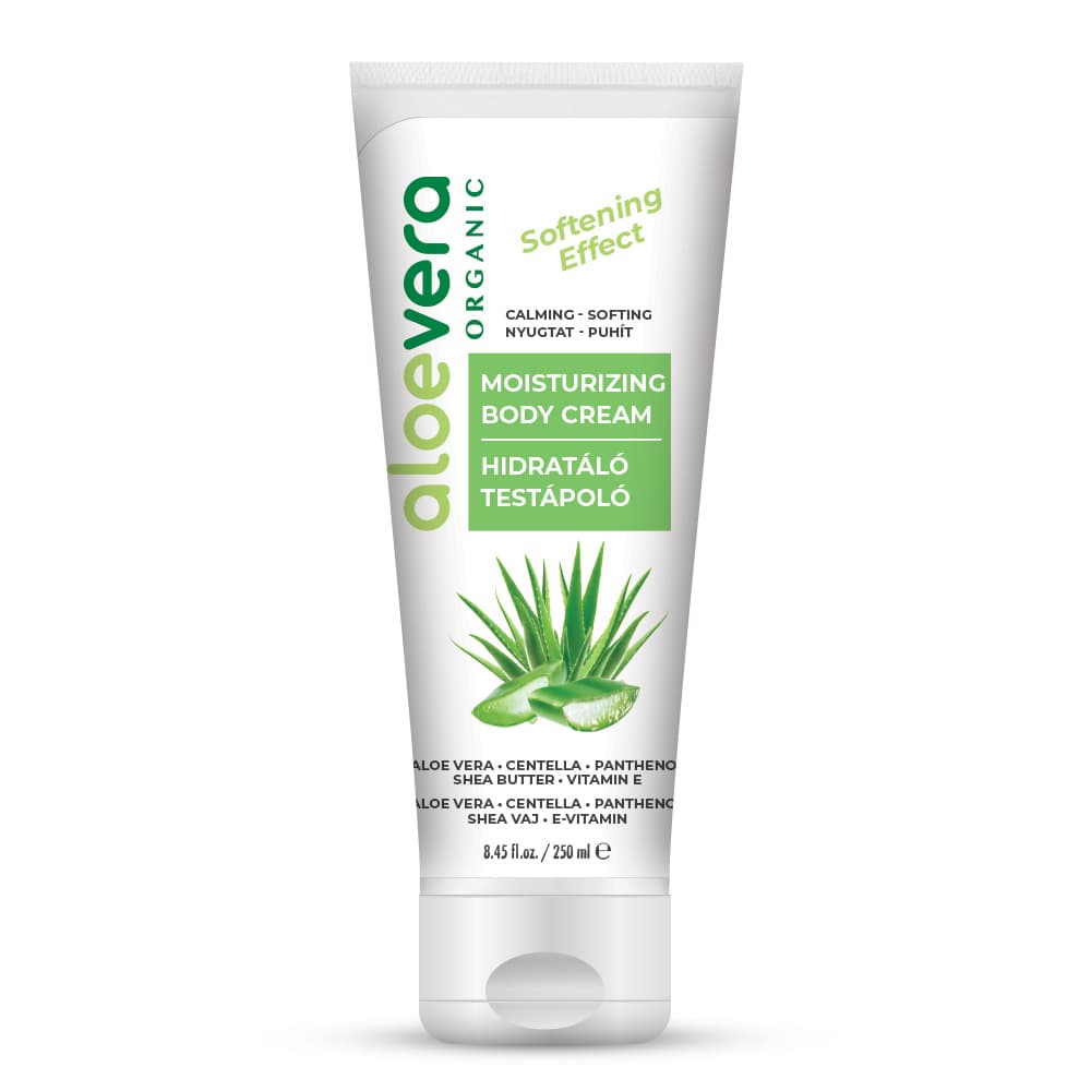 Aloe vera organický jemný telový krém 250 ml