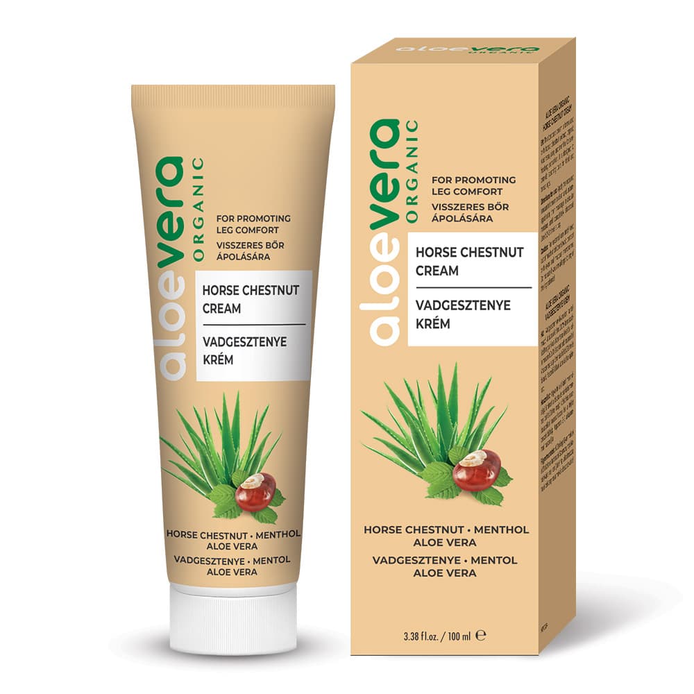 Aloe Vera organický krém s gaštanovým extraktom 100 ml