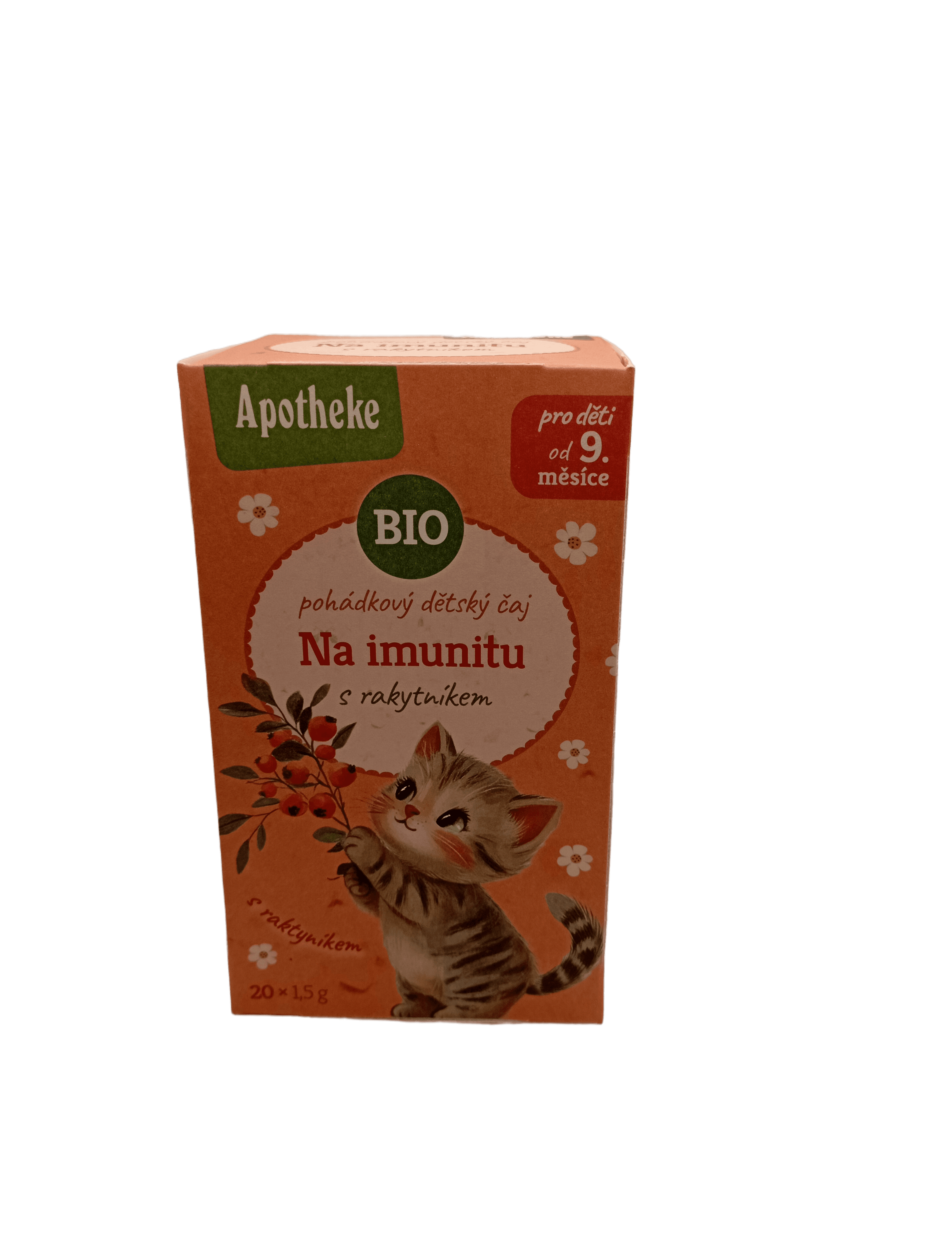 Apotheke immucare detský čaj s šípkou a rakytníkom 20x1,5g 30 g