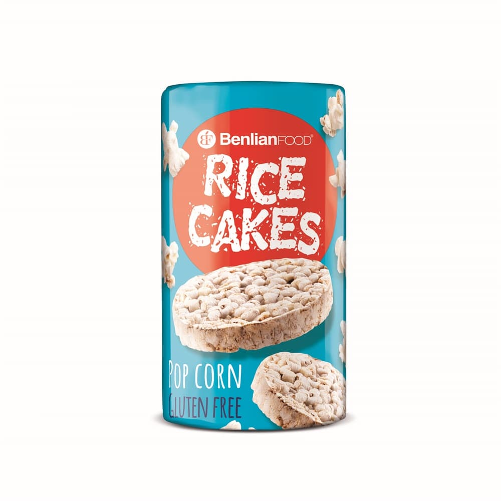 Benlian mini puffované ryžové chlebíčky s príchuťou popcornu 100 g - 55383