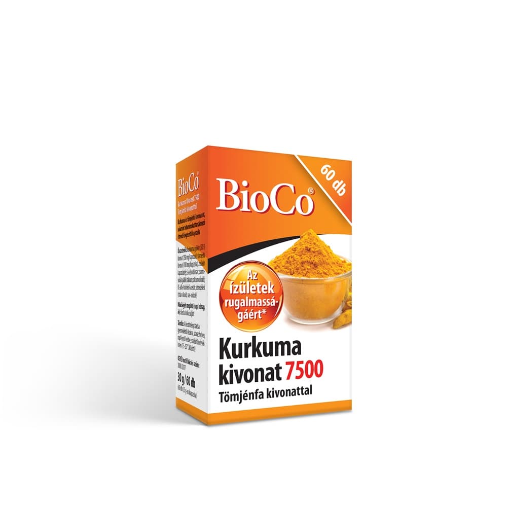 Bioco výťažok z kurkumy 7500 s výťažkom z kadidlovníka kapsuly 60 ks