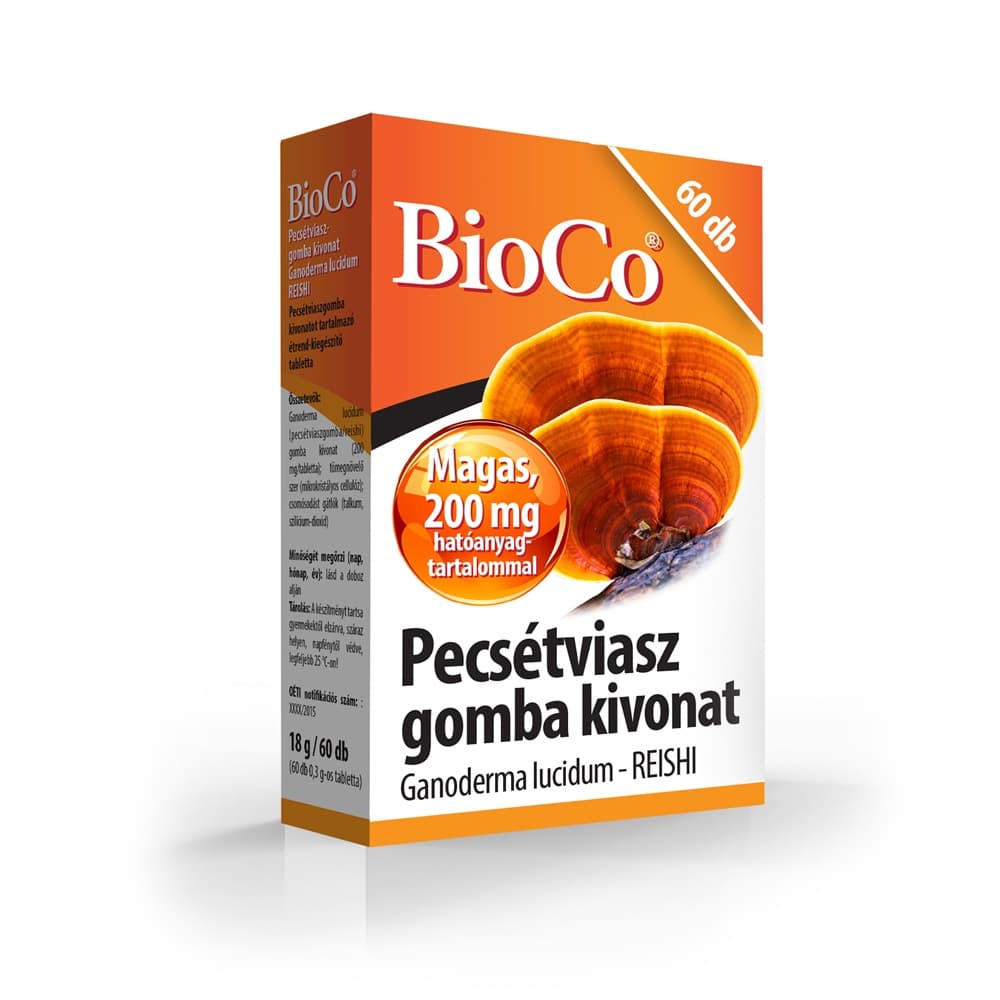 Bioco extrakt z húb reishi tablety 60 ks