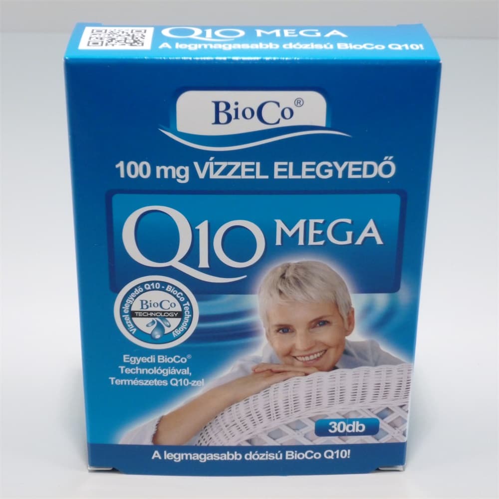 Bioco q10 100mg mega kapsula s vodou rozpustná 30 ks