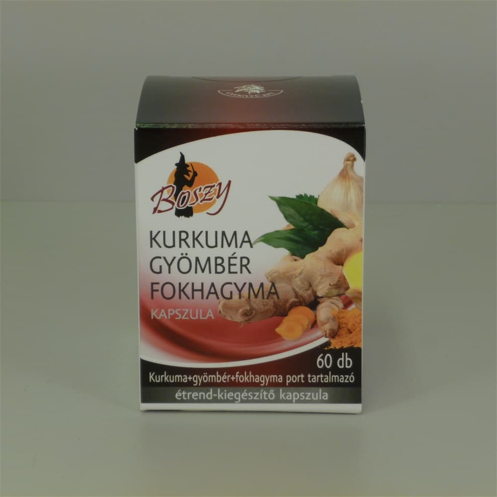 Boszy kurkumovo-ginger-cesnaková kapsula 60 ks