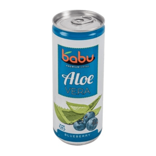 Babu aloe vera nápoj modrá čučoriedka 240 ml
