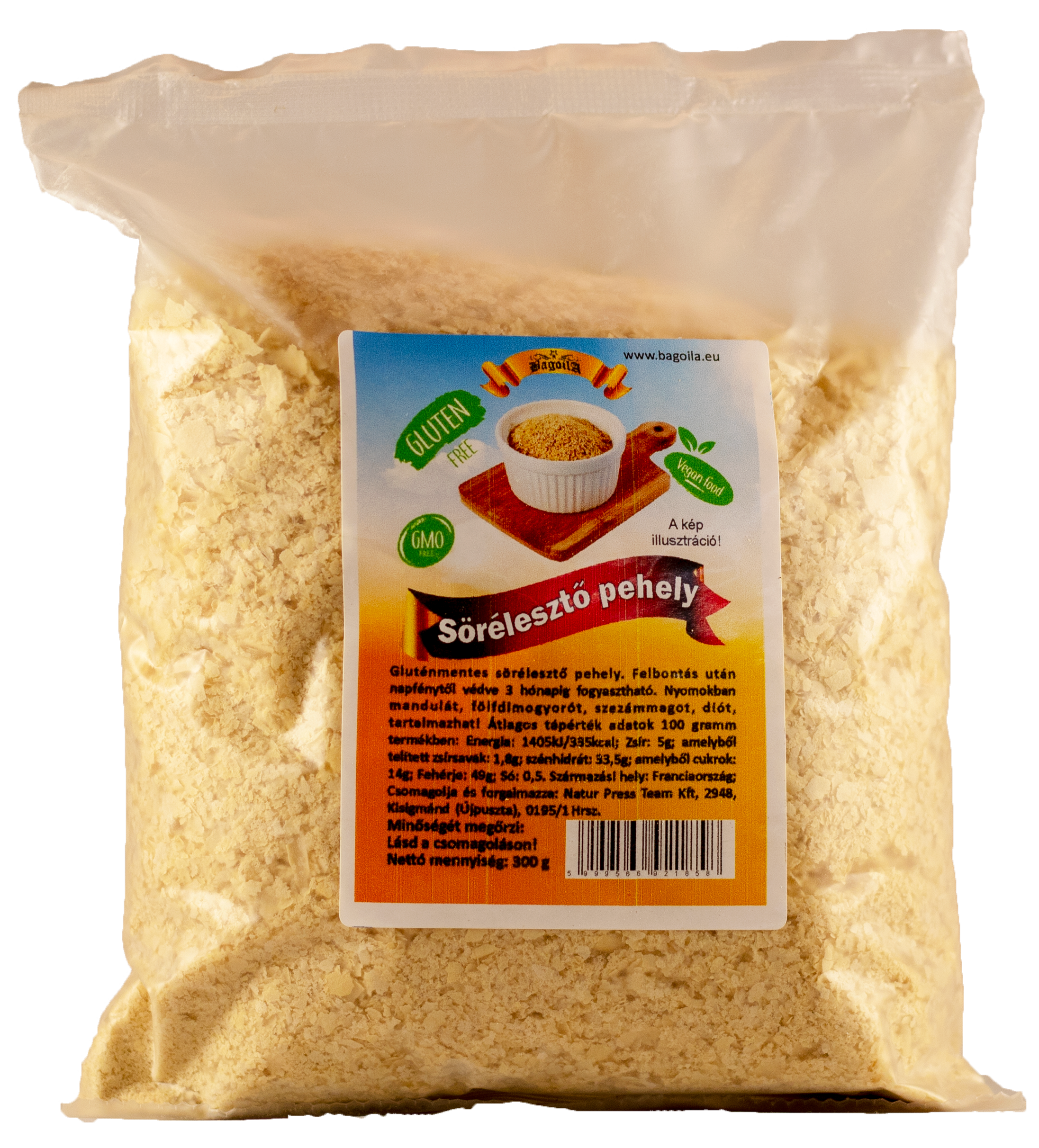 Bagoila pivovarské kvasnice vločky 300 g