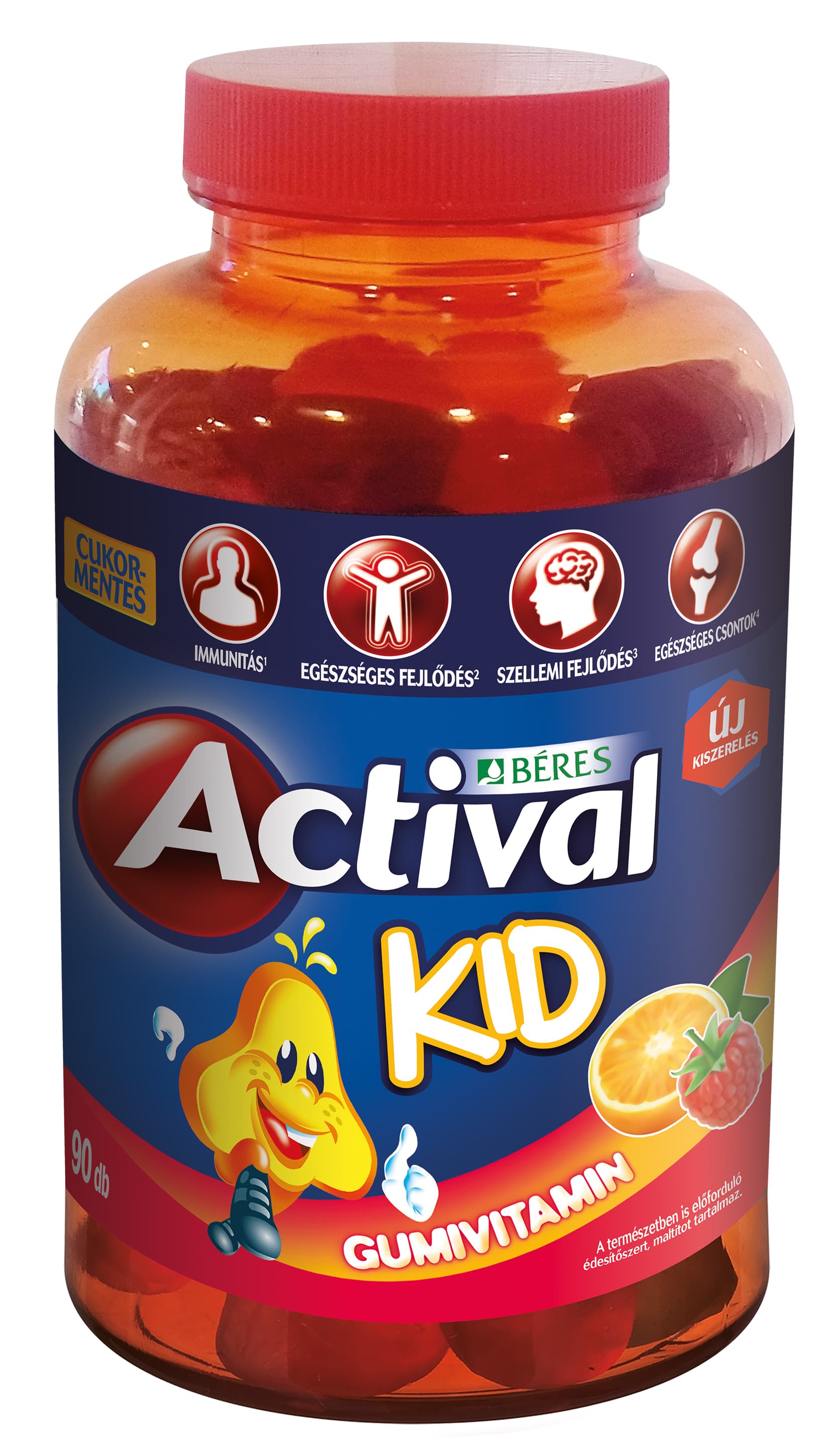 Béres actival kid gumivitamín 90 ks