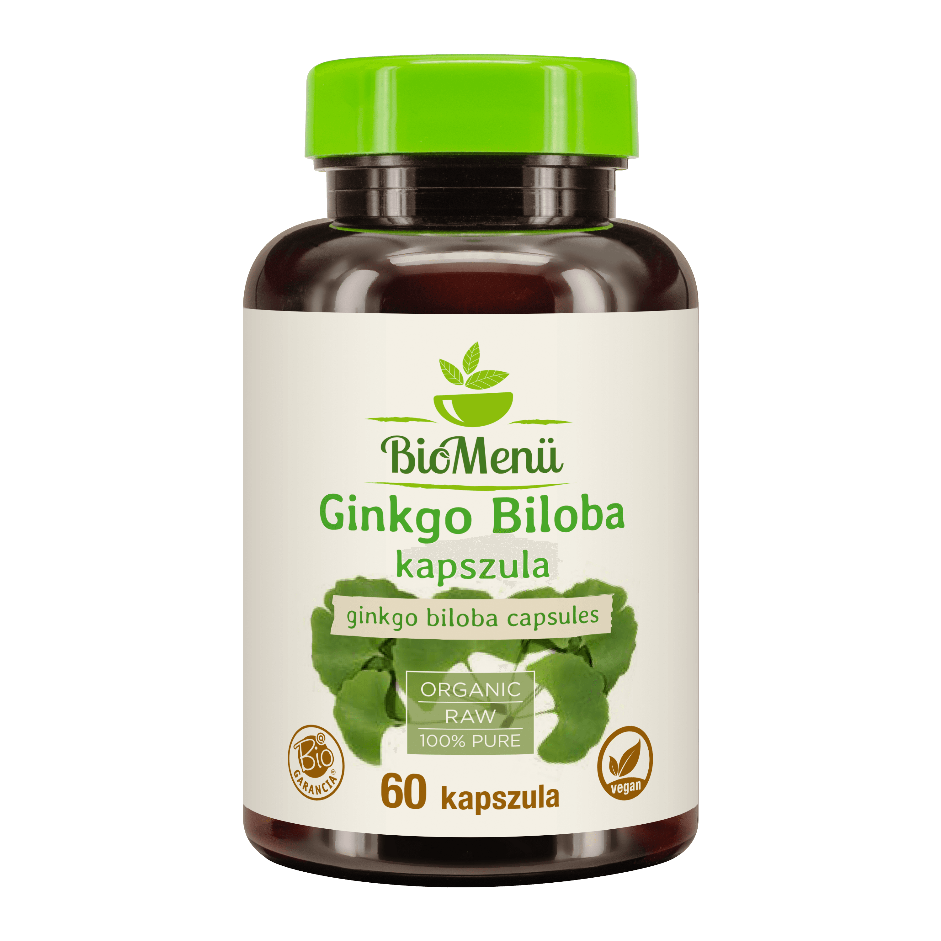 BioMenü bio ginkgo biloba kapsula 60 ks