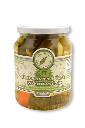 Bio Berta bio zeleninové nakladané (cuketa, jablková paprika, mrkva, zelená paradajka, paprika) 720 ml