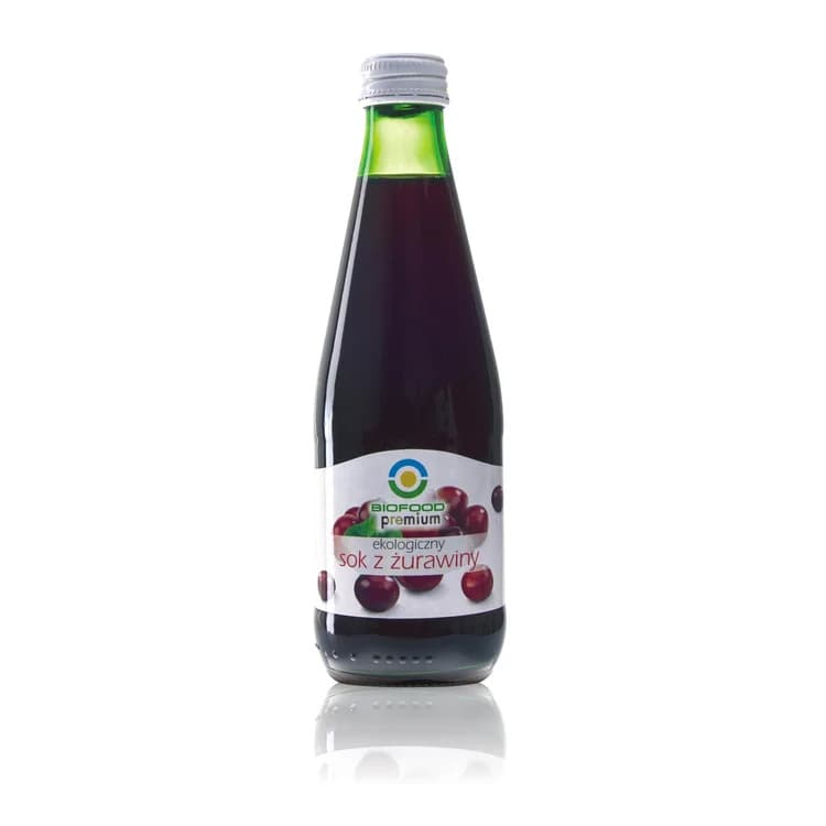 Bio Food bio 100% brusnicová šťava z ovocia lisovaná 300 ml