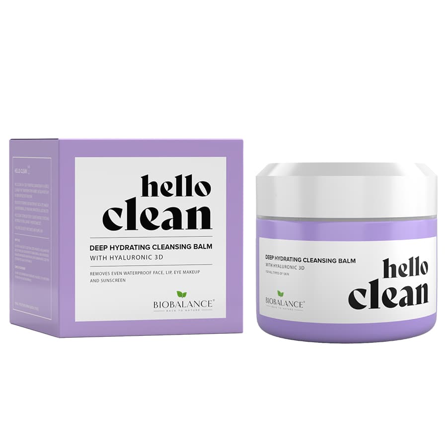 Hello Clean hĺbkovo hydratačný odličovací balzam s kyselinou hyalurónovou 100 ml - 94003