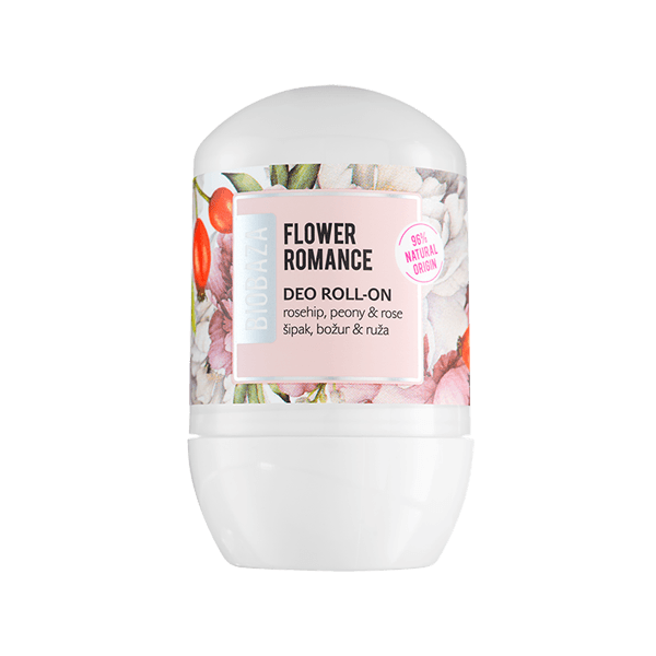 Biobaza Flower Romance dezodorant roll-on 50 ml - 93029