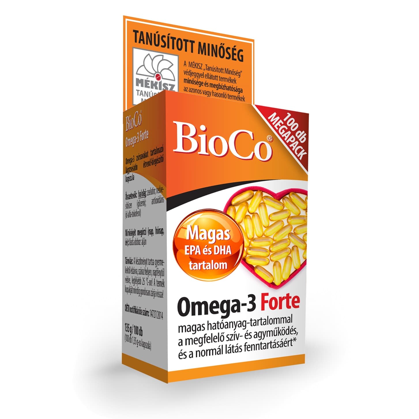 Bioco omega-3 forte kapsula 100 ks