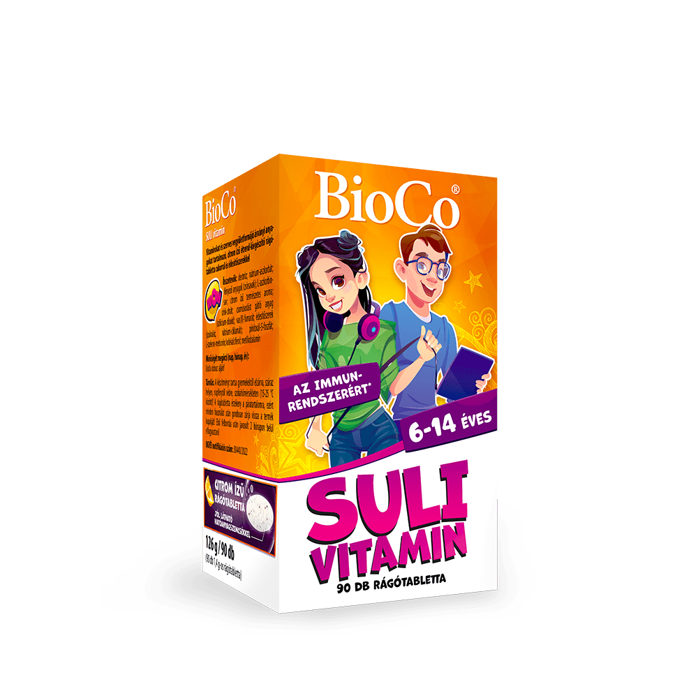 Bioco školské vitamíny žuvacie tablety 90 ks