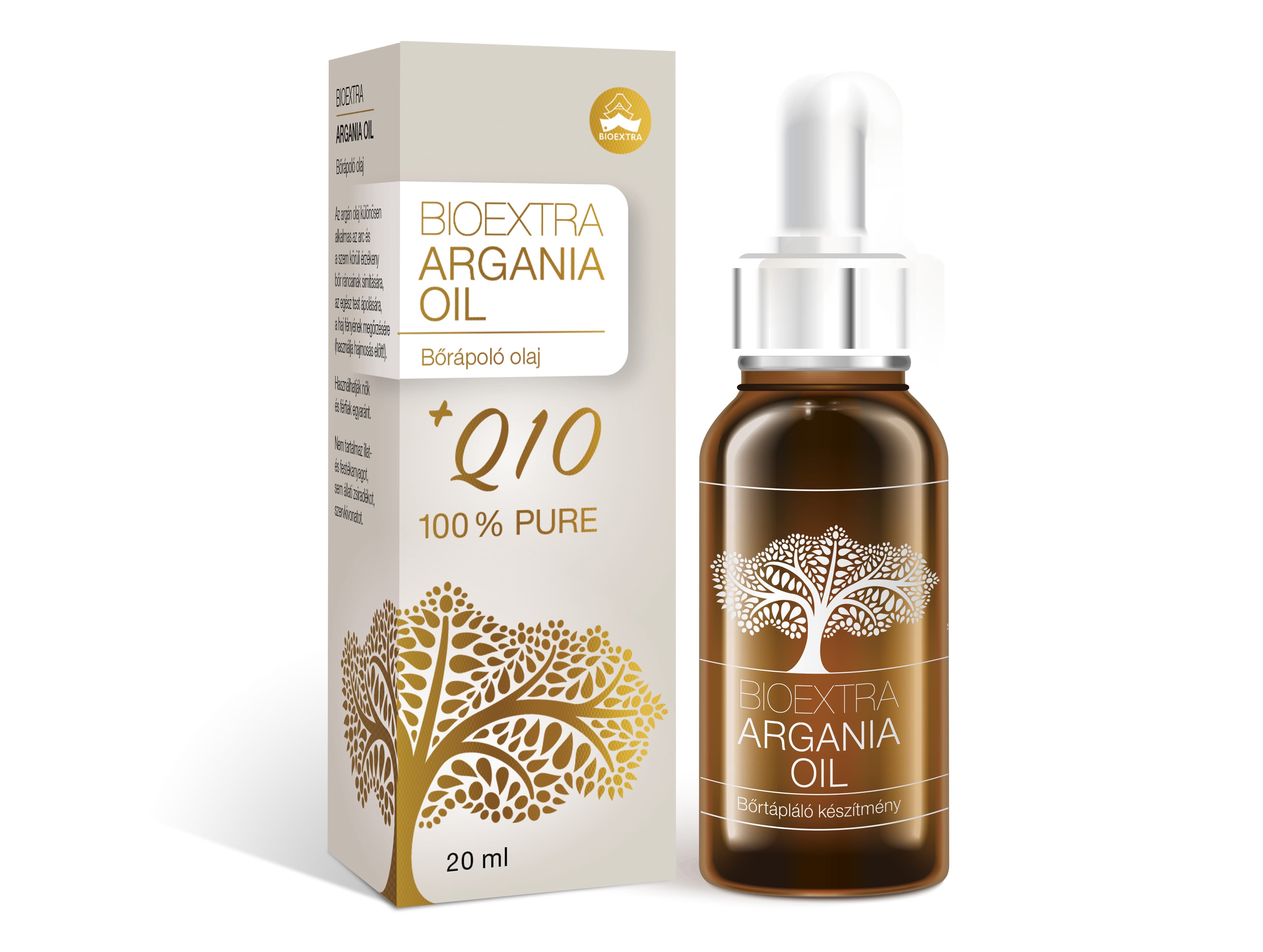 Bioextra argánový olej na starostlivosť o pokožku+q10 20 ml