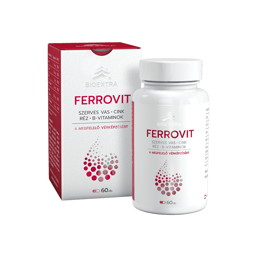 Bioextra ferrovit kapsula 60 ks