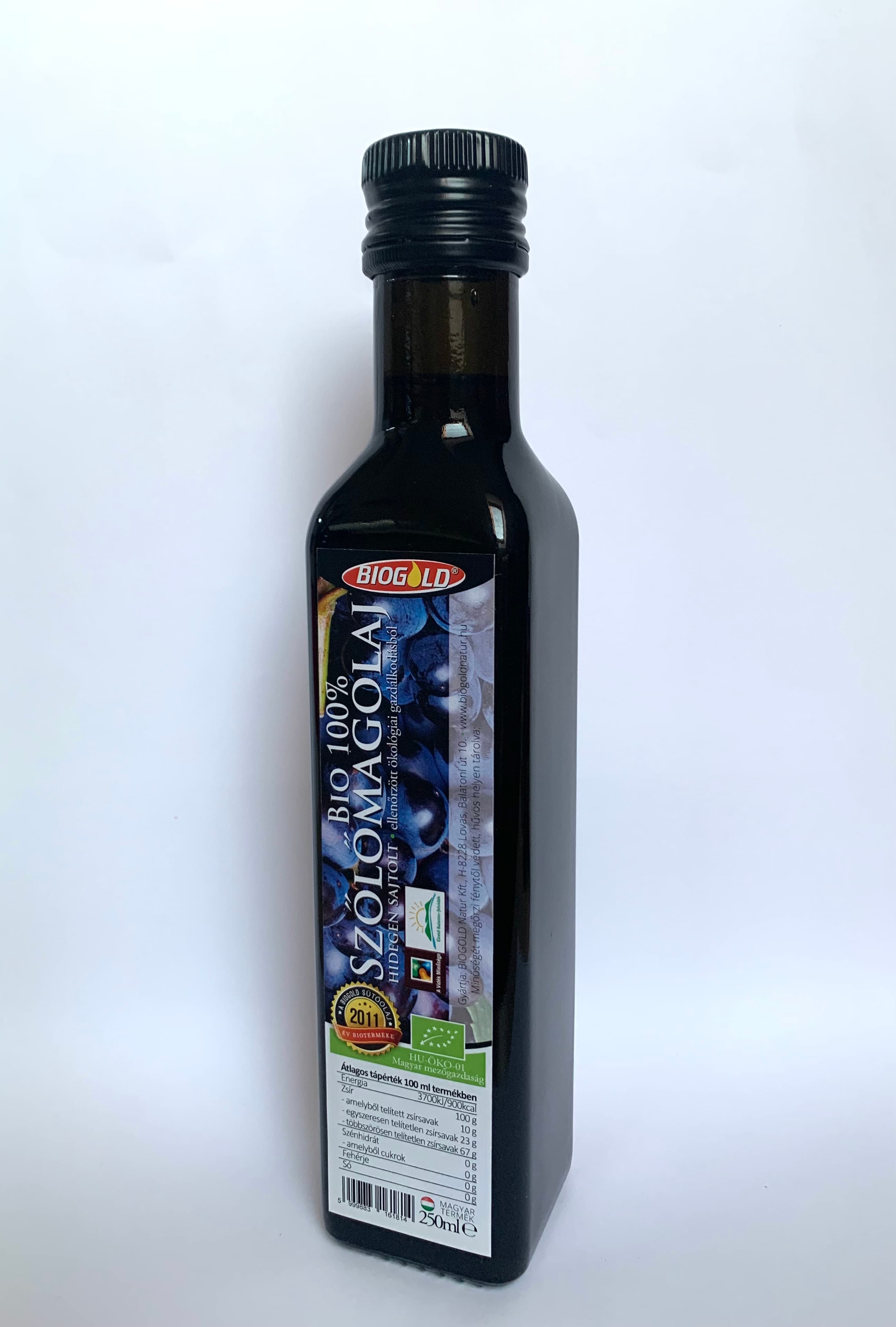 Biogold Bio Hroznový Olej Lisovaný za Studena 250 ml - 94662