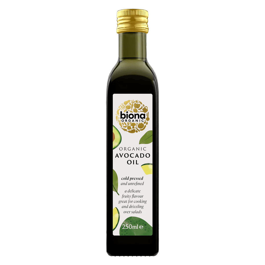 Biona Organic za studena lisovaný avokádový olej 250 ml