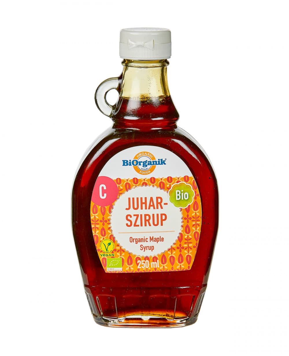 Biorganik organický javorový sirup triedy C 250 ml