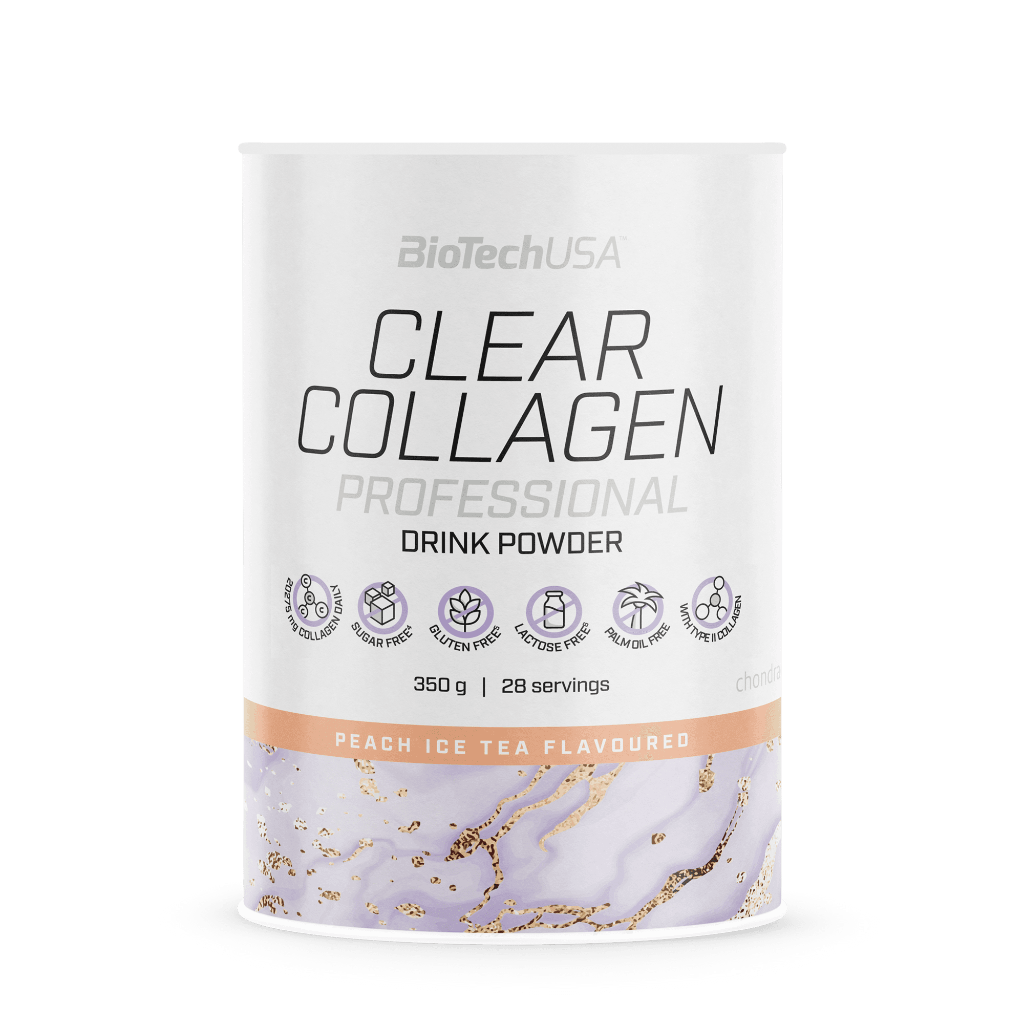 Biotech clear collagen professional broskyňový ľadový čaj 350 g