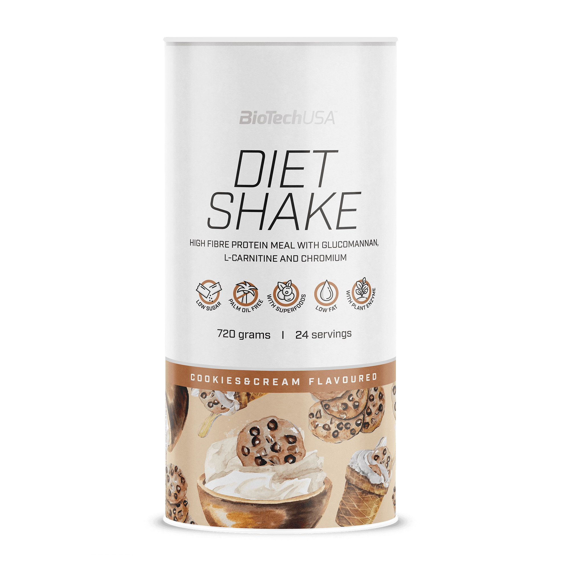 Biotech diet shake cookies & cream 720 g