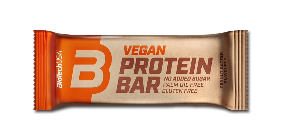 BioTechUSA Vegánska Proteínová Tyčinka s Arašidovým Maslom 50 g