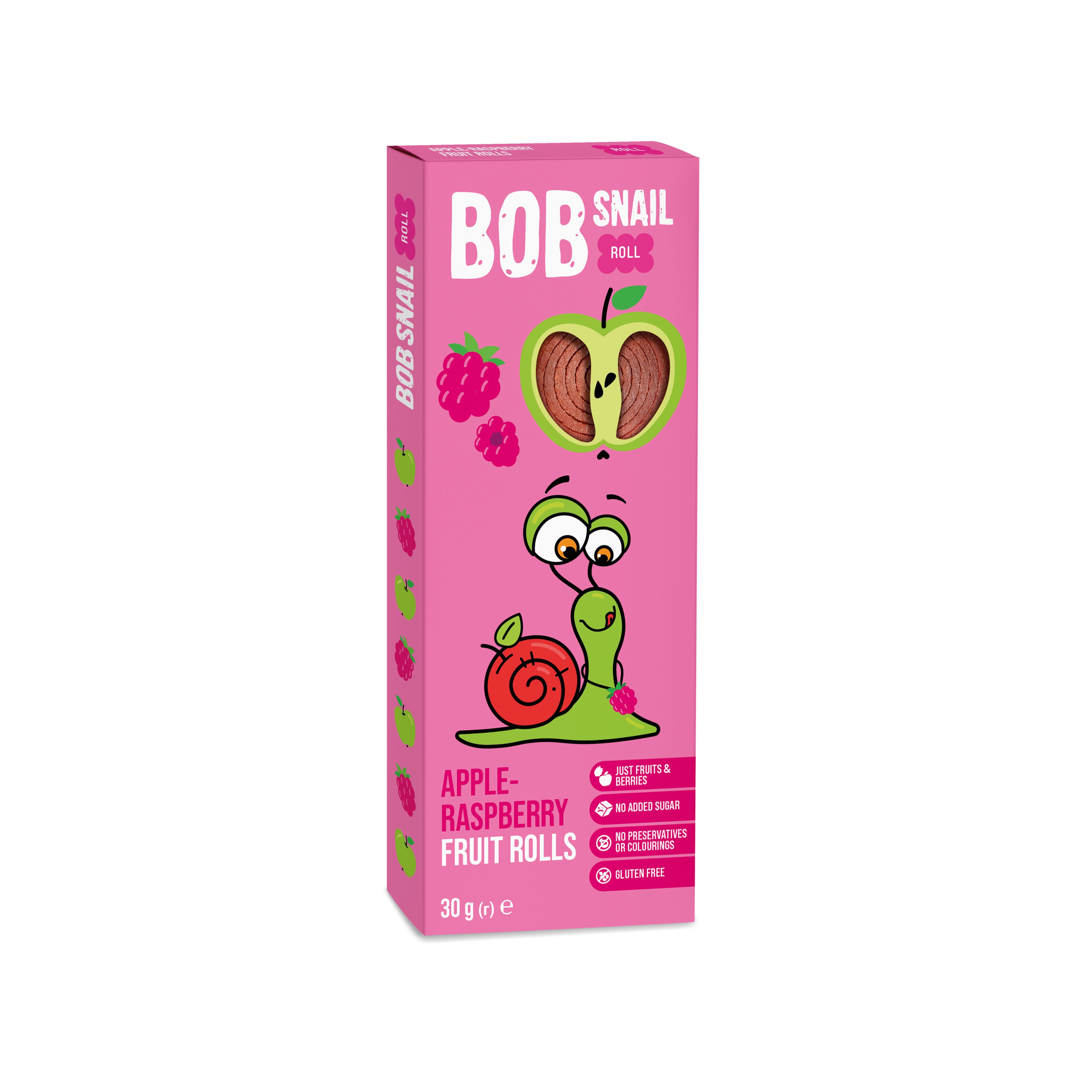 Bob Snail ovocné rolky jablko-malina 30 g