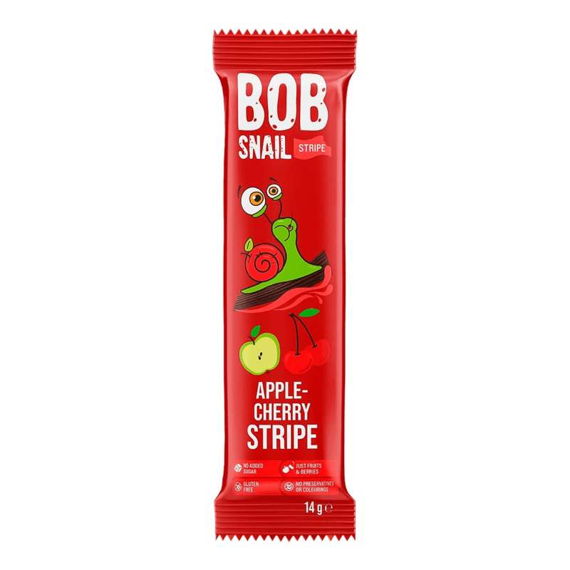 Bob Snail ovocná tyčinka jablko-čerešňa 14 g