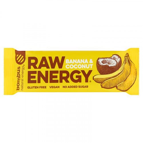 BOMBUS RAW ENERGY banán a kokos 50 g