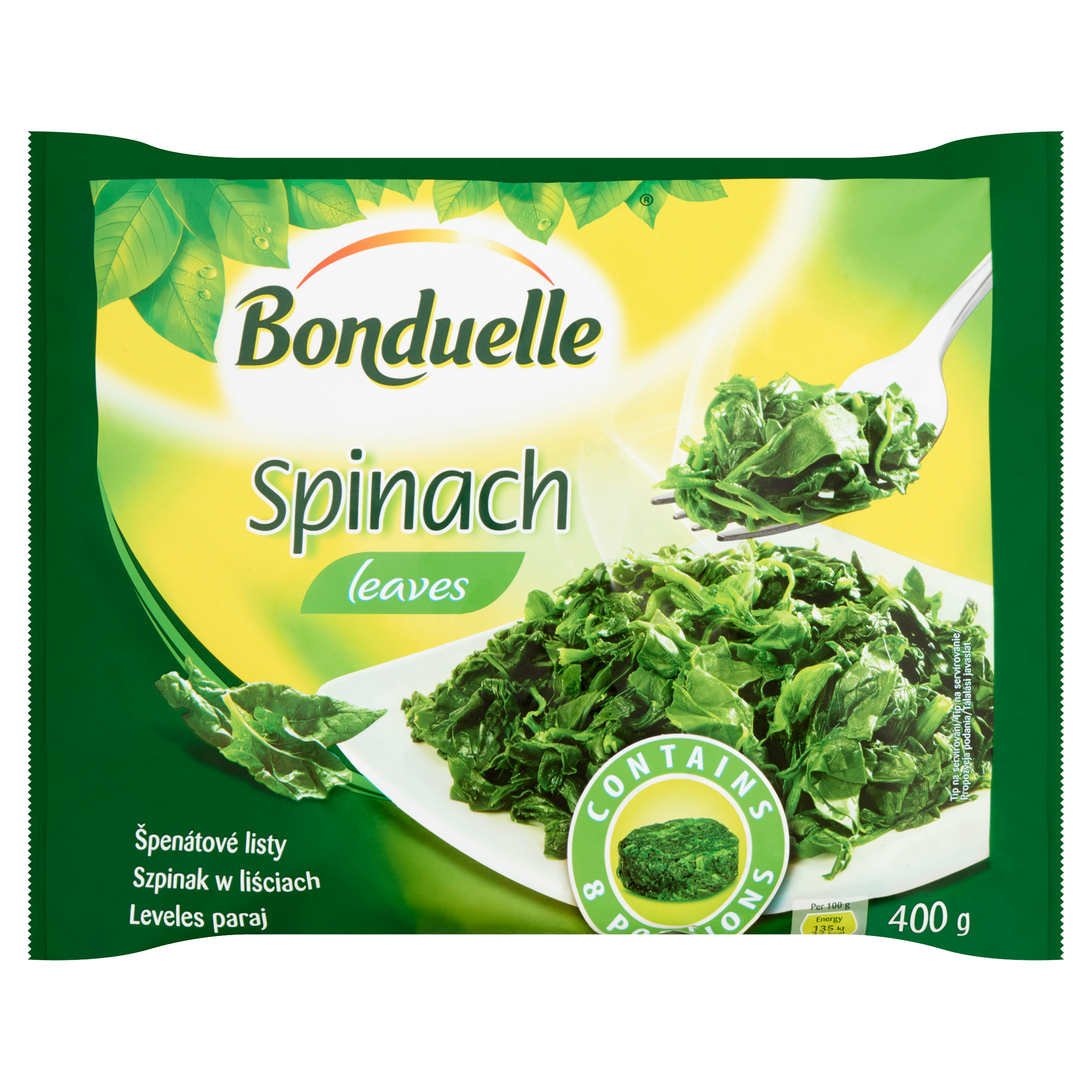Bonduelle listový špenát 400 g