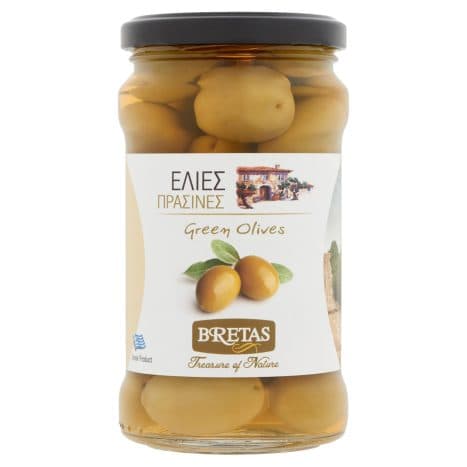 Bretas zelené olivové plody 314 ml
