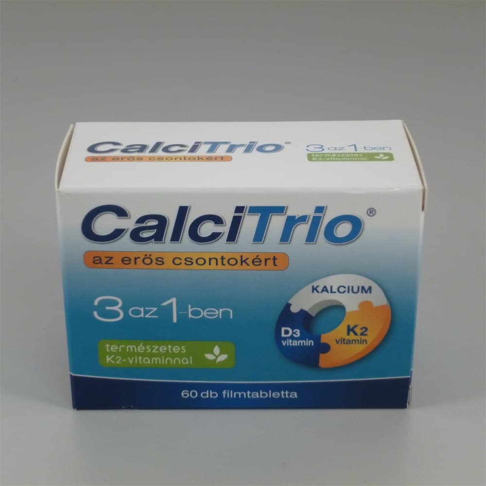Calcitrio vápnik+k2+d3-vitamín filmová tableta 60 ks